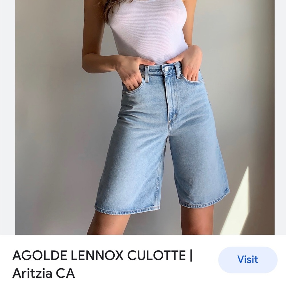 Agolde Lennox Cullottes shorts 26